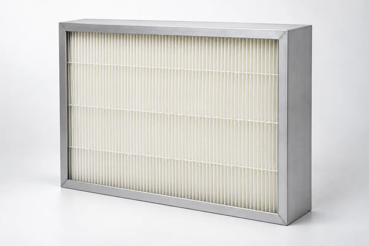HEPA configurations on a clean light background